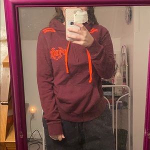 Maroon Victoria Secret PINK Quarter Zip